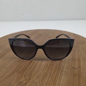 Dolce & Gabbana DG6119 Sunglasses Womens 54-17 Black Gray Cat Eye Gradient Italy